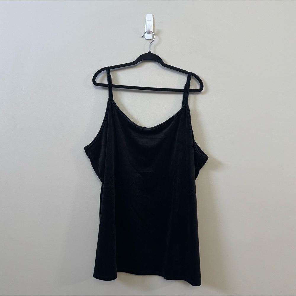 Torrid women’s Black Velvet cami tank top